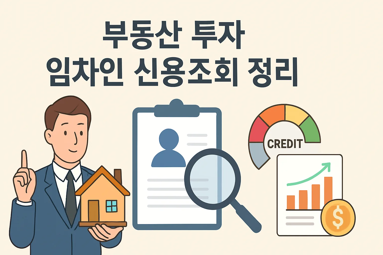 부동산 투자 임차인 신용조회 정리