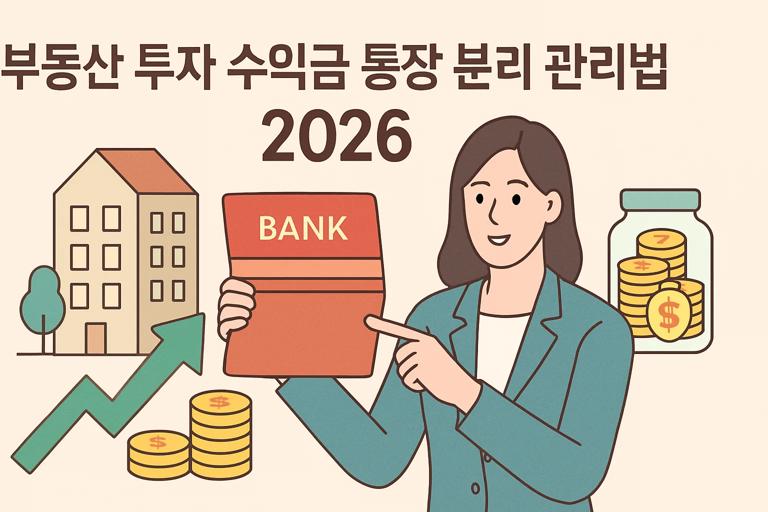 부동산 투자 수익금 통장 분리 관리법 2026