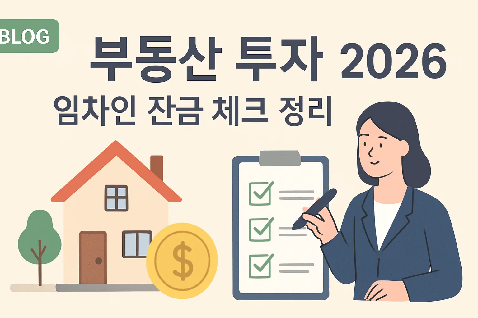 부동산 투자 임차인 잔금 체크 정리 2026