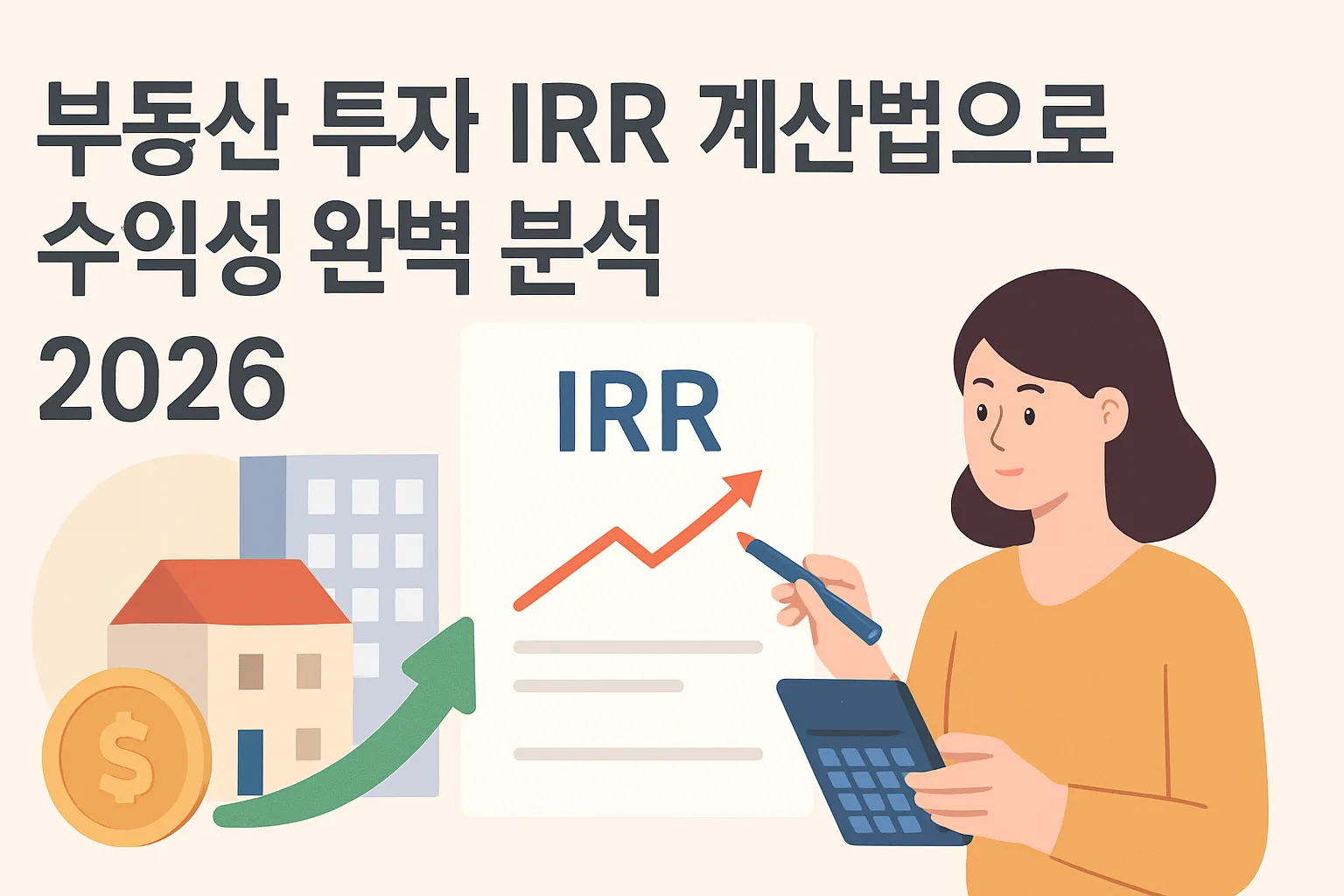 부동산 투자 IRR 계산법으로 수익성 완벽 분석 2026