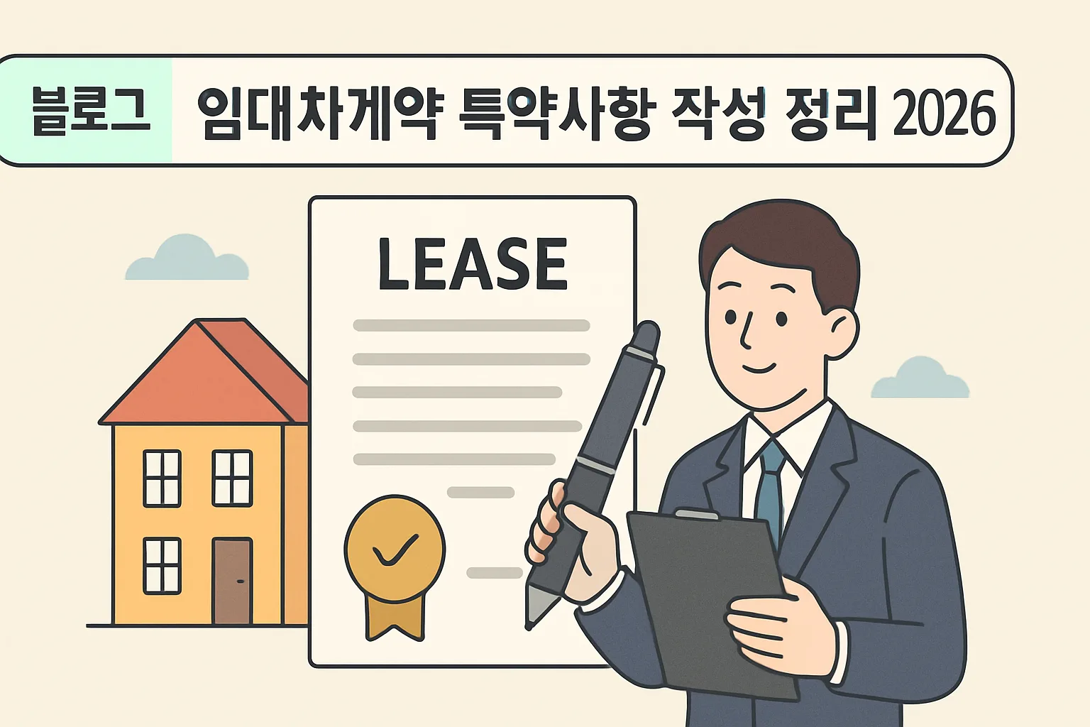 임대차계약 특약사항 작성 정리 2026